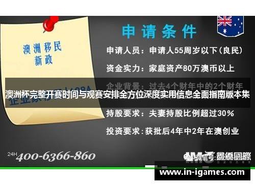 澳洲杯完整开赛时间与观赛安排全方位深度实用信息全面指南版本集