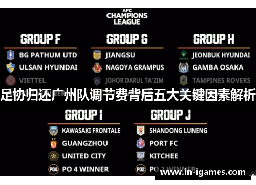 足协归还广州队调节费背后五大关键因素解析 足协归还广州队调节费背后五大关键因素解析